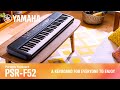 『YAMAHA 山葉』標準61鍵電子琴兒童推薦款 PSR-F52 / 公司貨保固 product youtube thumbnail