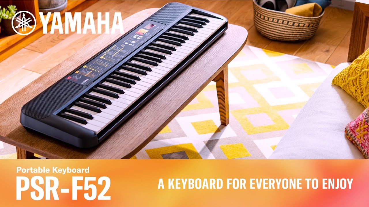 YAMAHA PSR F52 PSR F52 61 Keys Portable Keyboard with Bag and Adaptor  Digital Portable Keyboard Price in India - Buy YAMAHA PSR F52 PSR F52 61  Keys Portable Keyboard with Bag