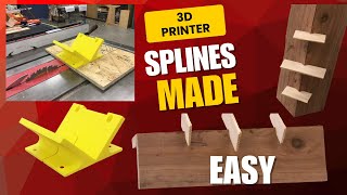 Easy 3D Printed Box Spline Jig