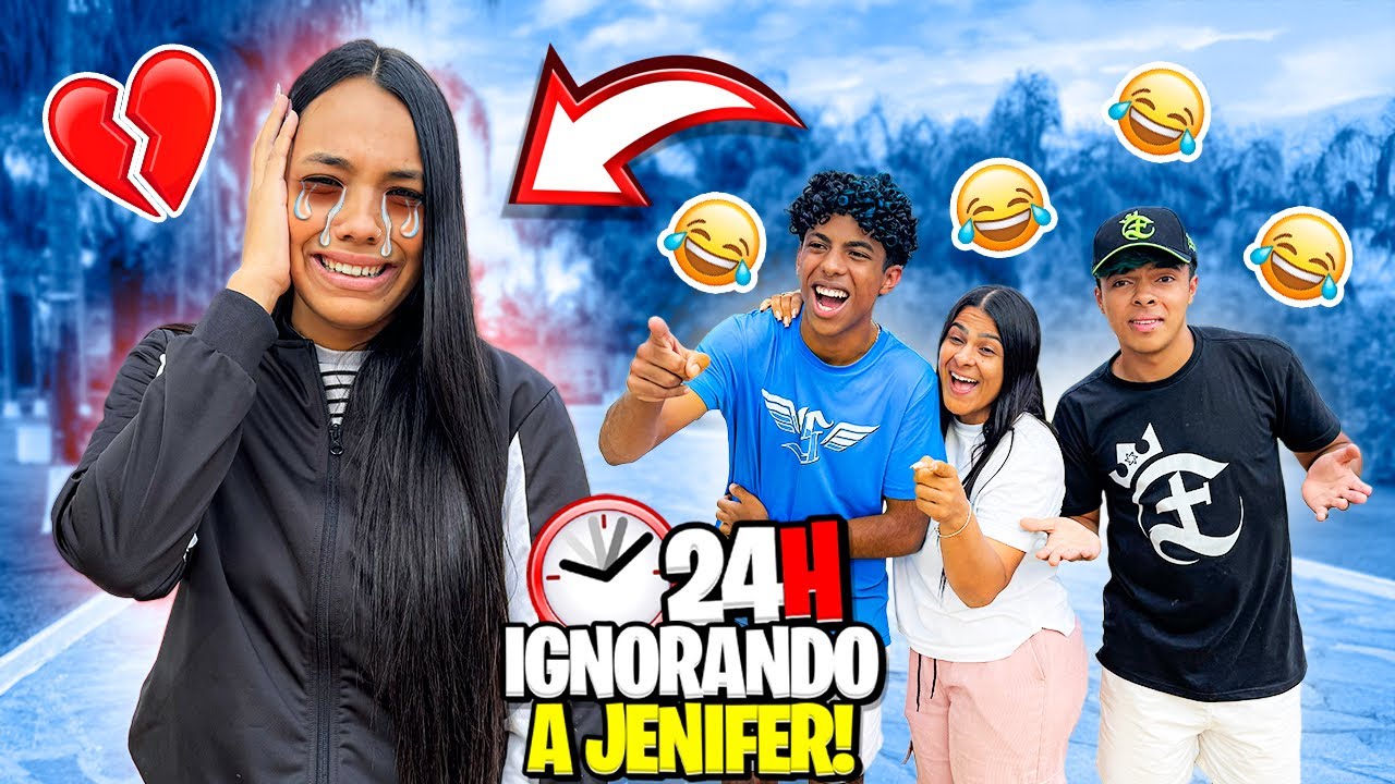 PASSAMOS 24H IGNORANDO A JHENIFER! ELA CHOROU ?! 😳