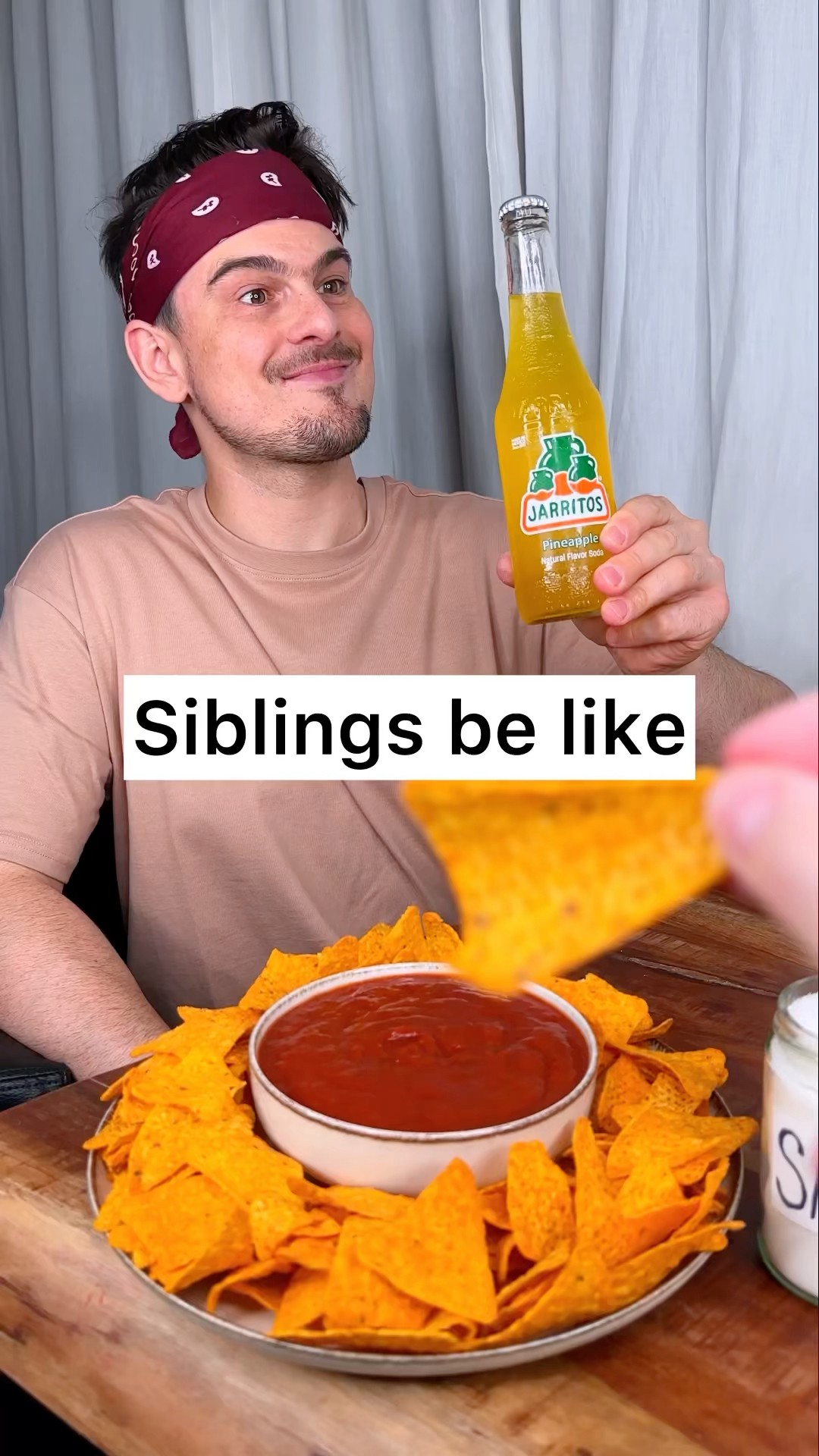 How to share NACHO CHIPS with your sibling properly??❤️?| CHEFKOUDY