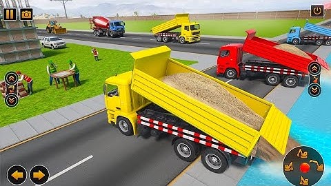 Offroad Bridge Construction 3D - Tunnel Drilling Machine Simulator #2 - Android Gameplay