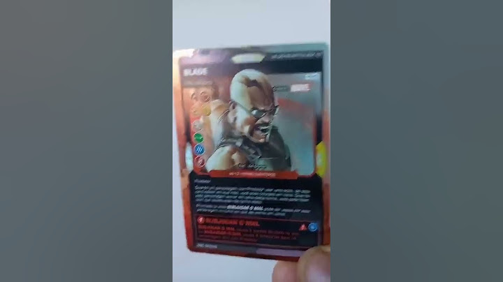 Carta Do Blade Marvel Cards #shorts