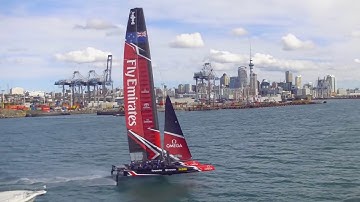 Emirates Team NZ Weighs Containers With BISON C Jacks