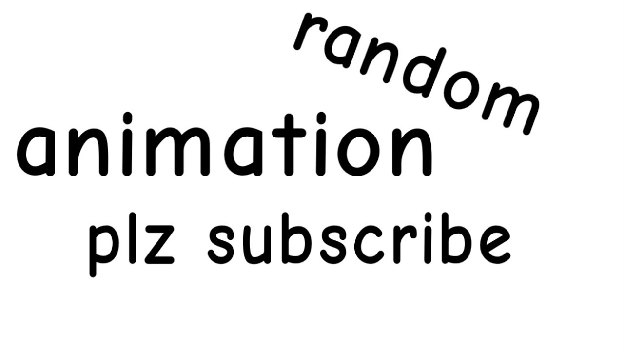 A random animation i made - YouTube