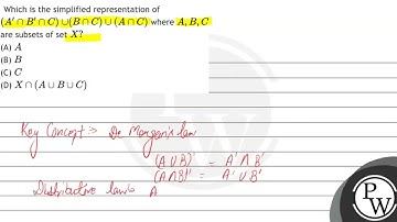 Which is the simplified representation of \( \left(A^{\prime} \cap B^{\prime} \cap C\right) \) \...