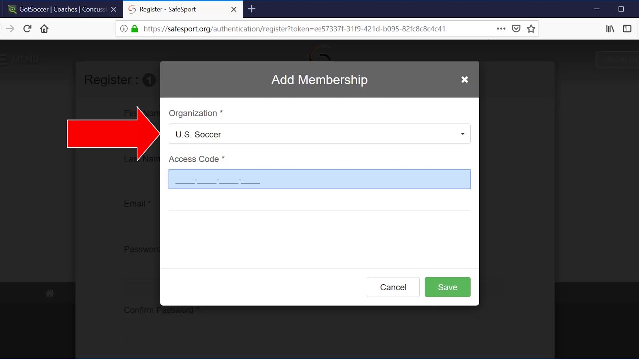 GotSoccer SafeSport Tutorial YouTube