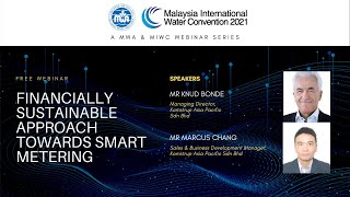 A MWA-MIWC Webinar Series: Webinar 2: Financially Sustainable Approach Towards Smart Metering