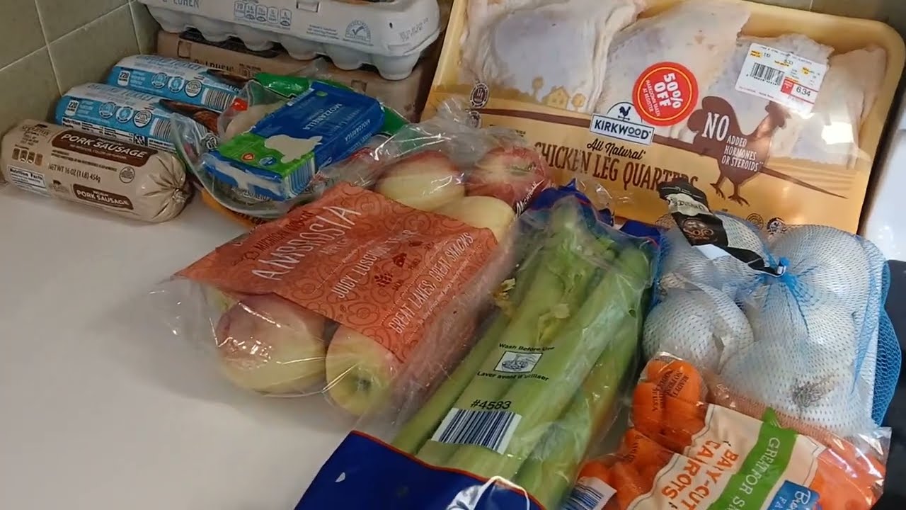 Покупка продуктов в ALDI на 1-ю неделю из 4, строго придерживаясь бюджета! Удалось ли мне уложить...