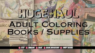 ❤️Huge Haul❤️ Adult Coloring Books and Supplies #coloringbooks #coloringsupplies screenshot 5