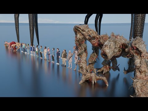 Stranger Things Size Comparison | 3d Animation Size Comparison