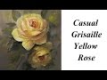 Casual Grisaille Yellow  Rose