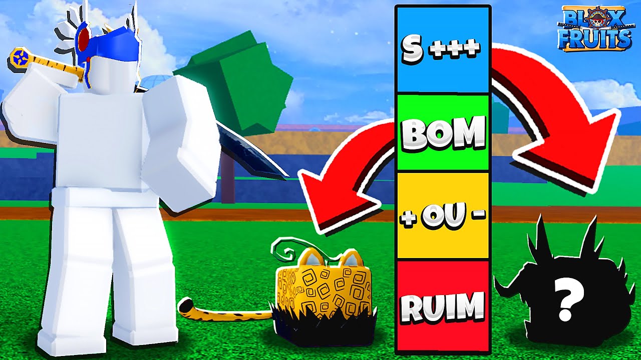 RANK DE FRUTAS ATUALIZADO DO BLOX FRUITS UPDATE 17.3! 