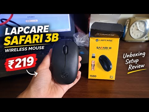 Lapcare Safari 3B Wireless Mouse Unboxing & Review | Best Mouse Under ₹200?
