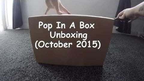 Pop In A Box Unboxing (October 2015) #PopInABox