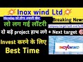 Inox wind share news।Inox wind share latest news।Inox wind share price target।Inox wind Ltd share