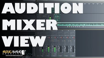 Get Split Tracks & Mixer View In Adobe Audition Multitrack
