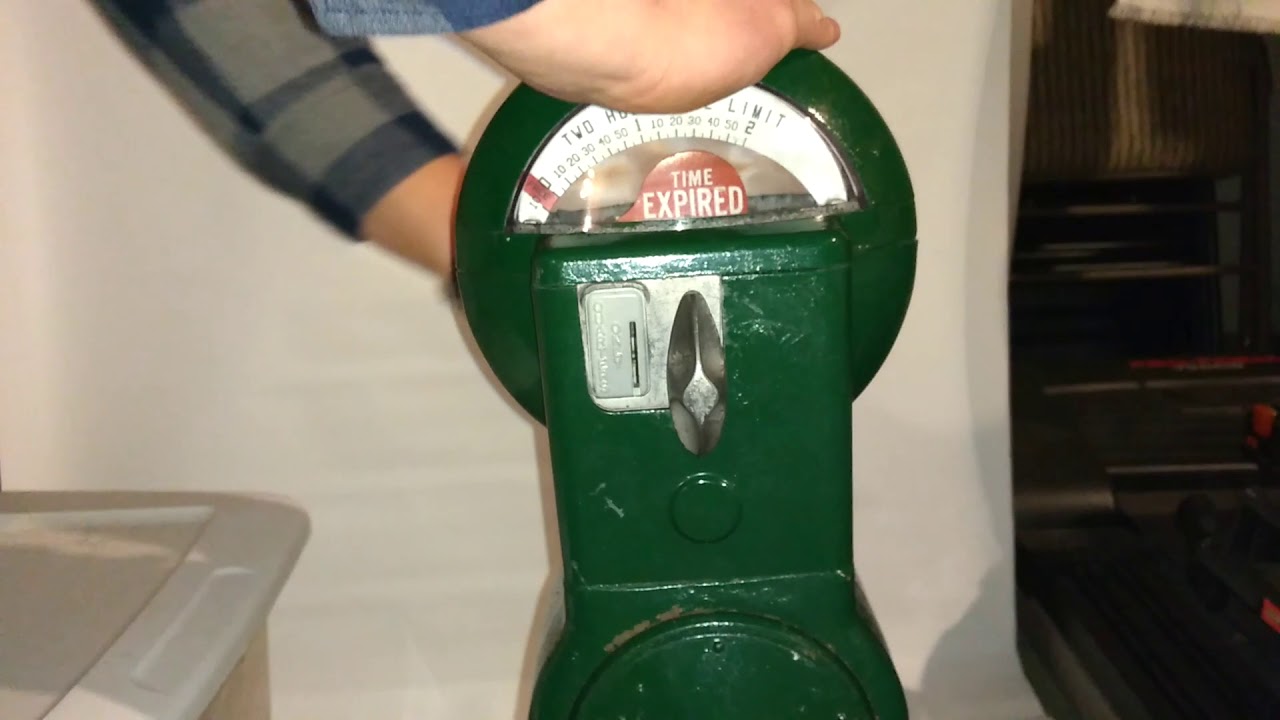 Vintage Duncan model 70 parking meter - YouTube