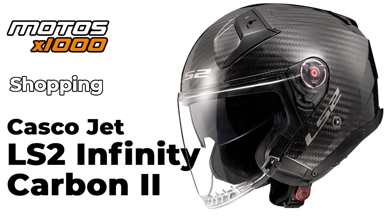 vender Abandonado política Casco Jet LS2 Infinity Carbon II | Shopping | Motosx1000 - YouTube