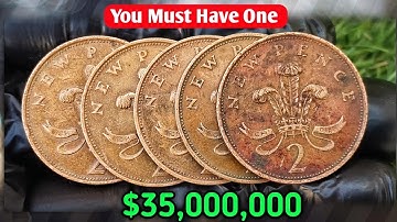 Top 7 meest waardevolle Britse Elizabeth 2p munten die je rijk kunnen maken! ZELDZAME BRITSE MUNTEN