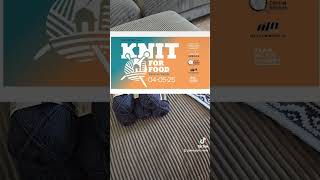 #knitting #knitathon #hungerrelief #goodcause #colordominance #strandedknit #colorwork #knitforfood