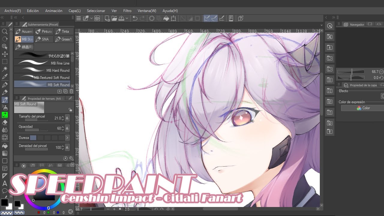 Speedpaint: Genshin Impact Fanart - Durin - Clip Studio Paint - YouTube