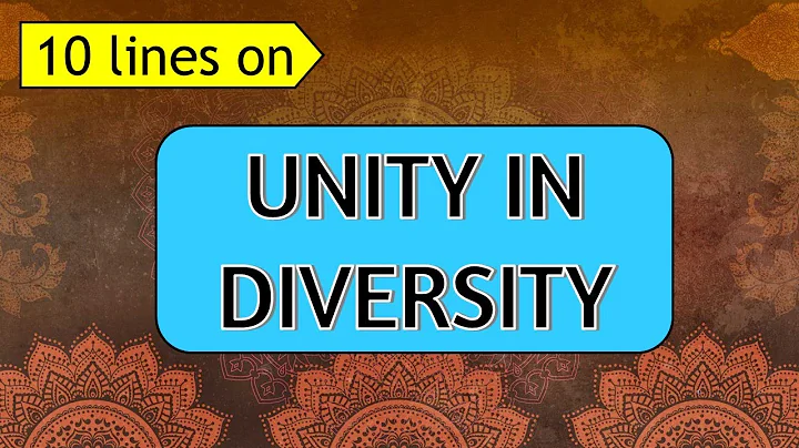 10 lines on Unity in Diversity in English I Essay on Unity in Diversity | Blessings for kids