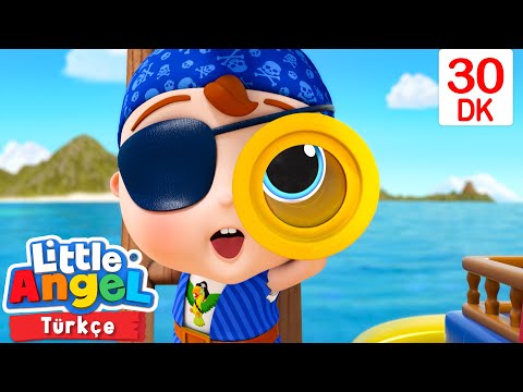 Bir Korsan Macerası | Little Angel | Çocuk Çizgi Filmleri | Moonbug Kids Türkçe