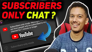 How to Enable "SUBSCRIBER ONLY CHAT" on YouTube Live Stream