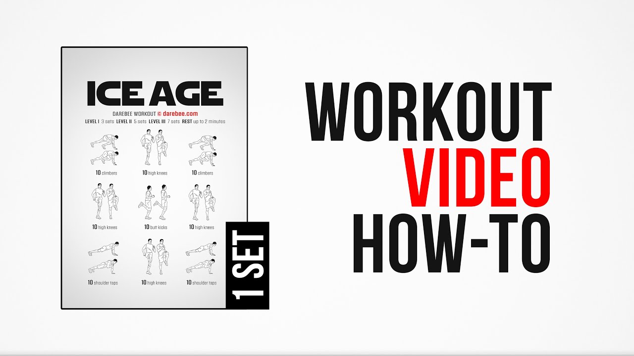 Ice Age Workout [ How-To ] [ One Set ] by #DAREBEE - YouTube
