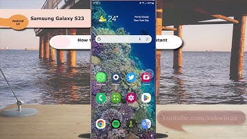 Samsung Galaxy S23 Ultra : How to set cursor size in the assistant menu to medium
