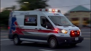 AMR Ford Transit Responding Code 3