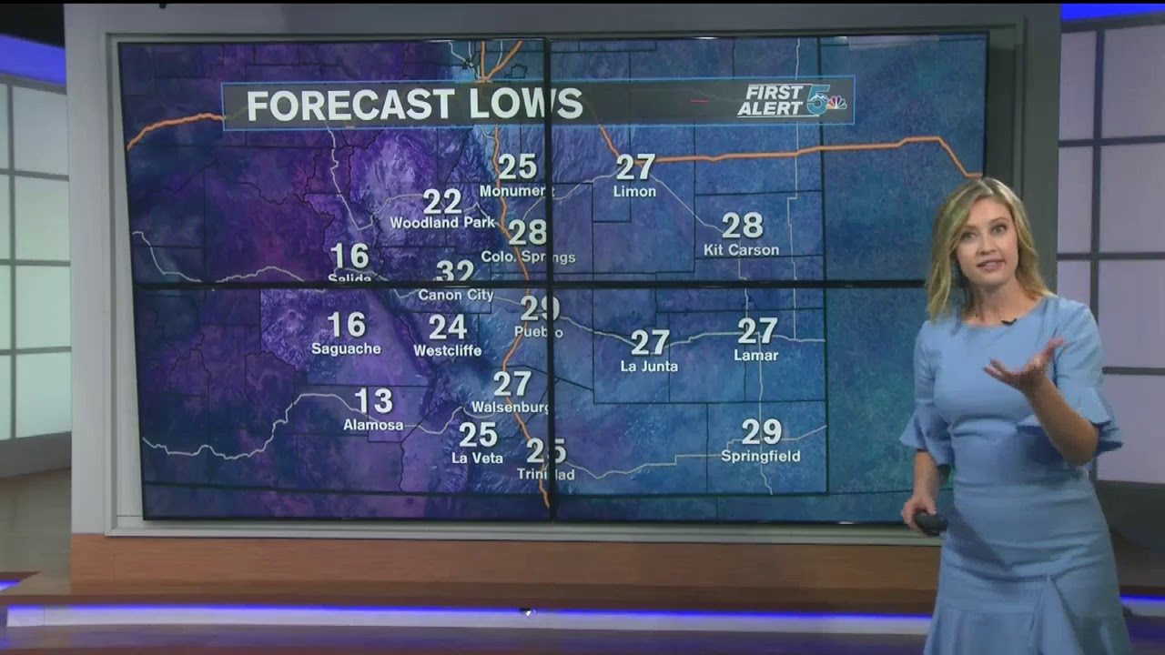 Cold and breezy conditions are expected Monday - YouTube