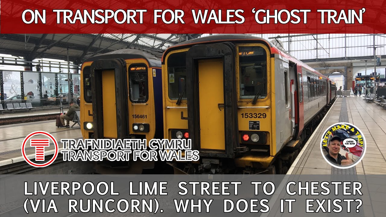 On Transport for Wales 'Ghost Train' from Liverpool to Chester