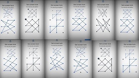 Top 20 Best / Impossible Phone Patterns! - Android Pattern Lock Star