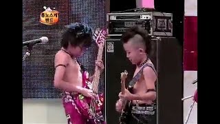 Japanese kids band on Korean TV(Eng Sub)