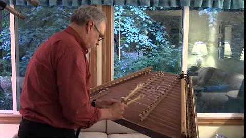 Jesu, Joy of Man's Desiring on hammered dulcimer b...