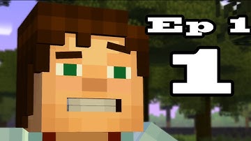 Minecraft: Story Mode Ep 1 - Order Of The Stone - Part 1 (Choice Path 1) Boy, Rescue, Black Eye