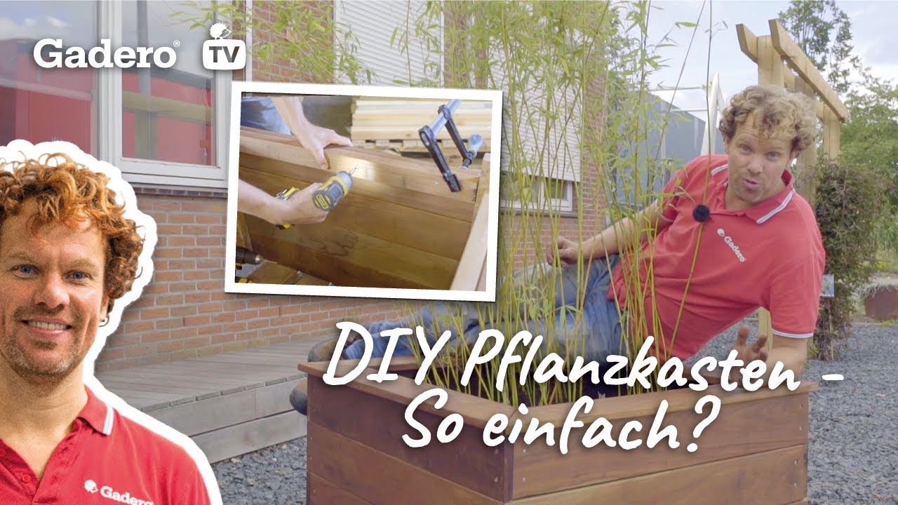 DIY Pflanzkasten  - Der schnelle Weg zum grünen Daumen