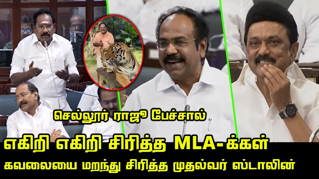 Sellur Raju Today Assembly Speeech | Thangam Thennarasu Funny Answer | CM MK Stalin | TN Assembly