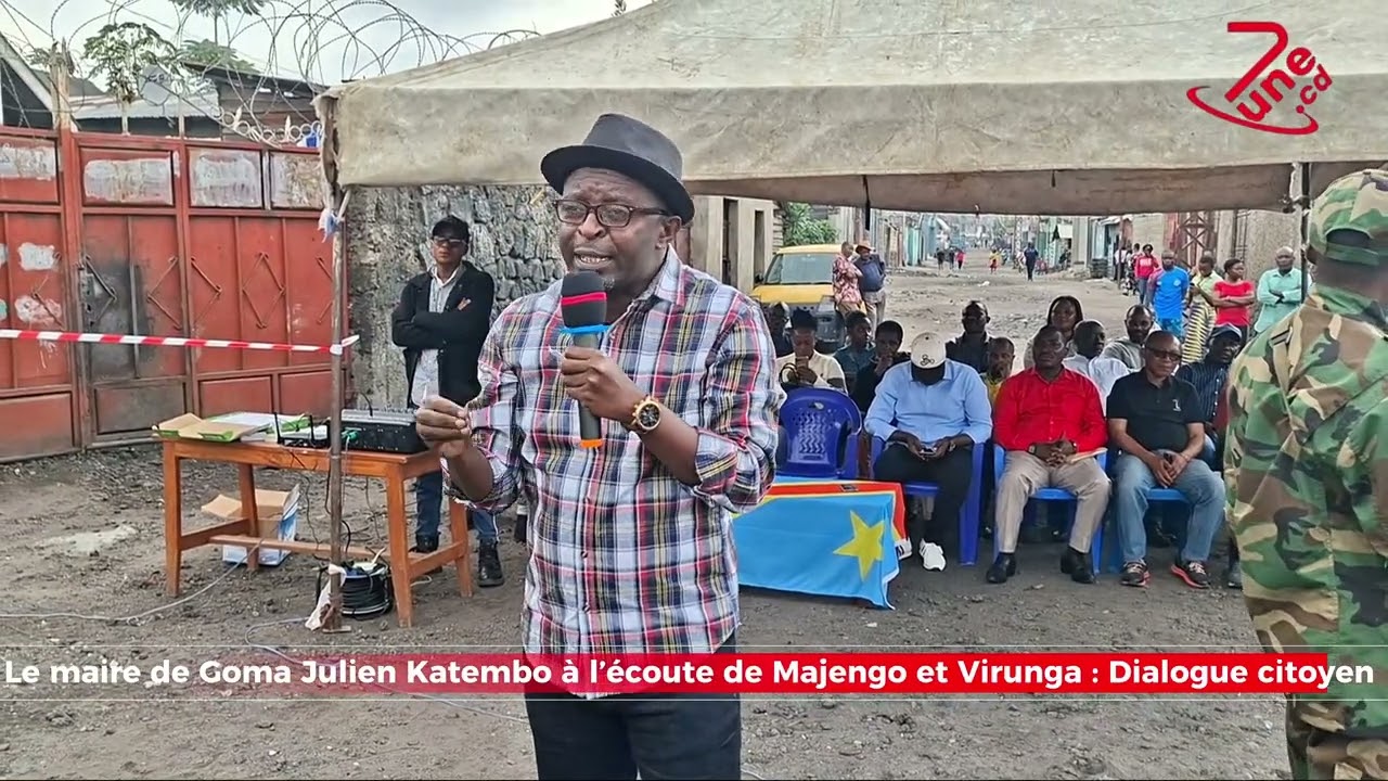 Goma | Majengo Virunga  Julien Katembo Ndalieni a rencontré  les habitants de Virunga et Majengo.