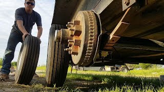 Replacing Trailer Axles