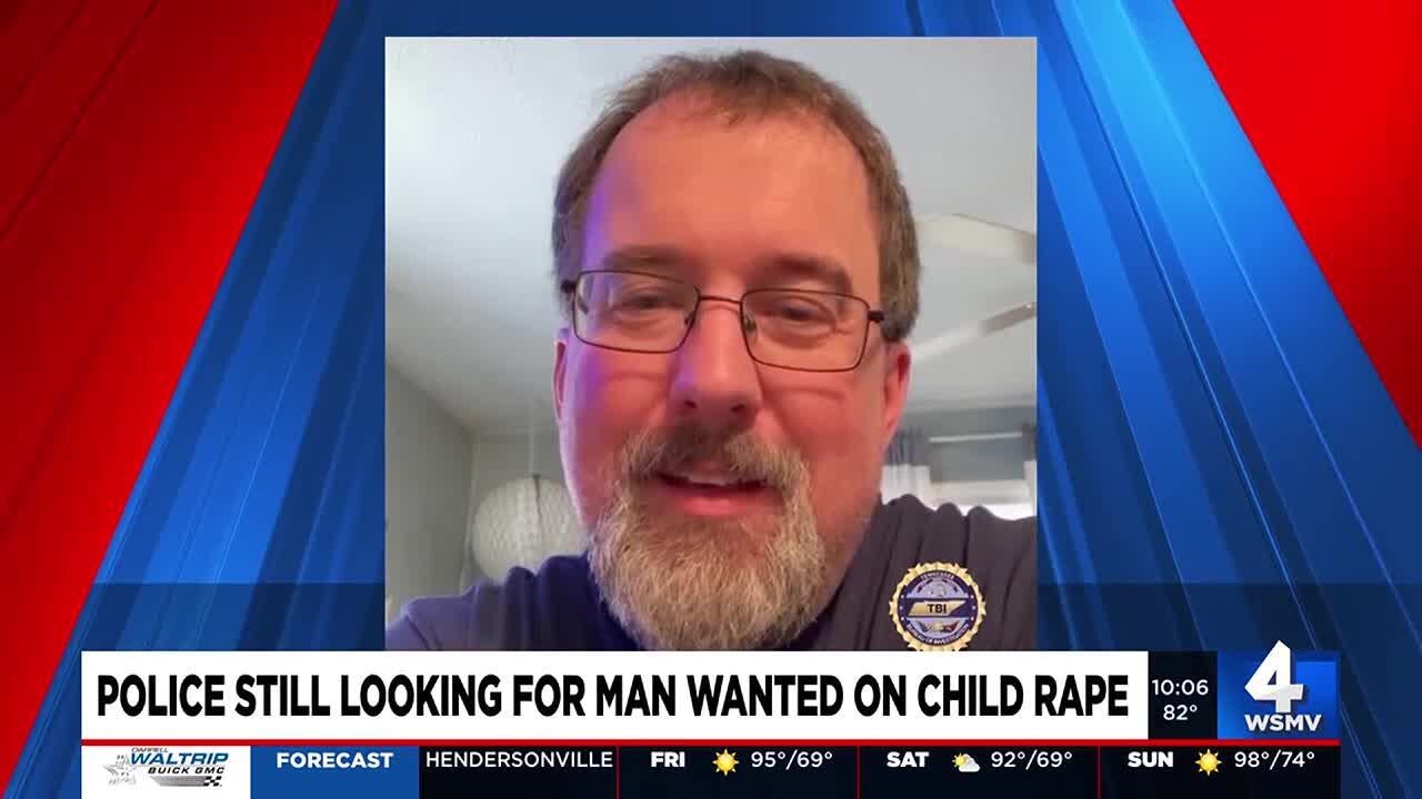 Man wanted on child rape charges placed on TBI Most Wanted list - YouTube