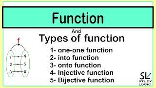 Function and its types Study Logic