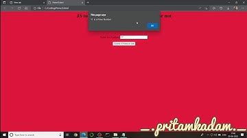 Javascript Program to check if Given Number is Prime or not