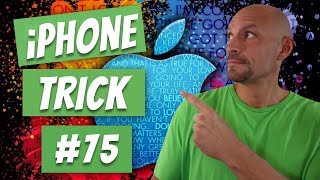 iPhone Trick I Bet You Didn't Know #75 #shorts