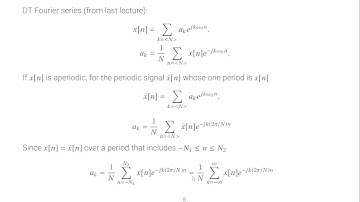 EN1060 Lecture 08 Discrete Time Fourier Transform