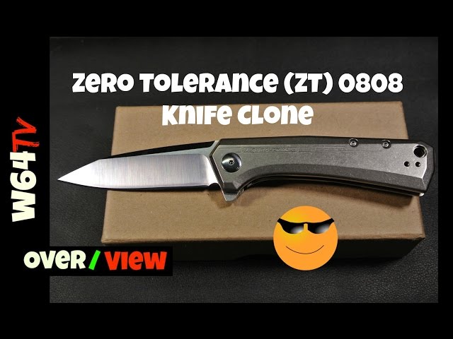 Zero Tolerance (ZT) 0808 Knife Clone - YouTube