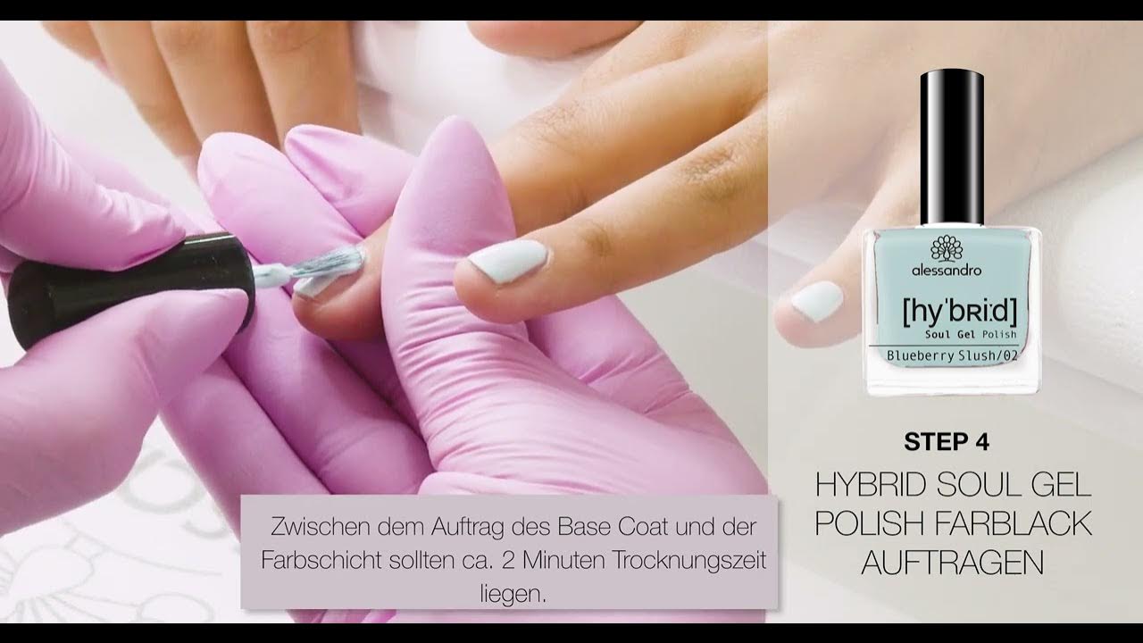 Hybrid Soul Polish Anwendungsvideo Gel YouTube 