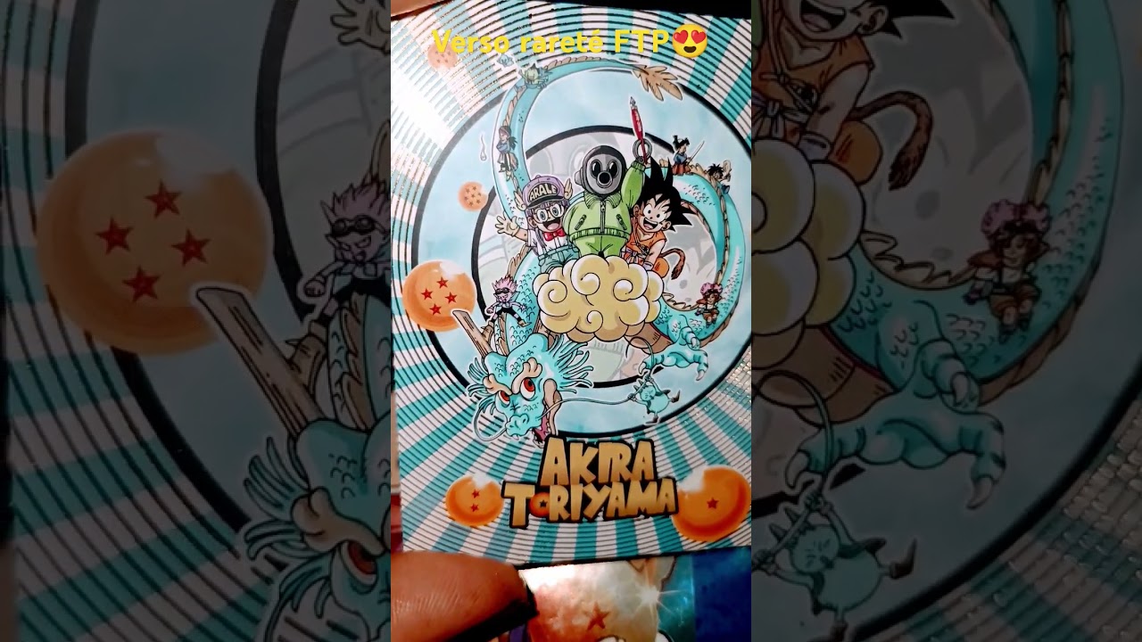 Découvrez le verso des cartes FTP collection Akira Toriyama Lucky Card 
